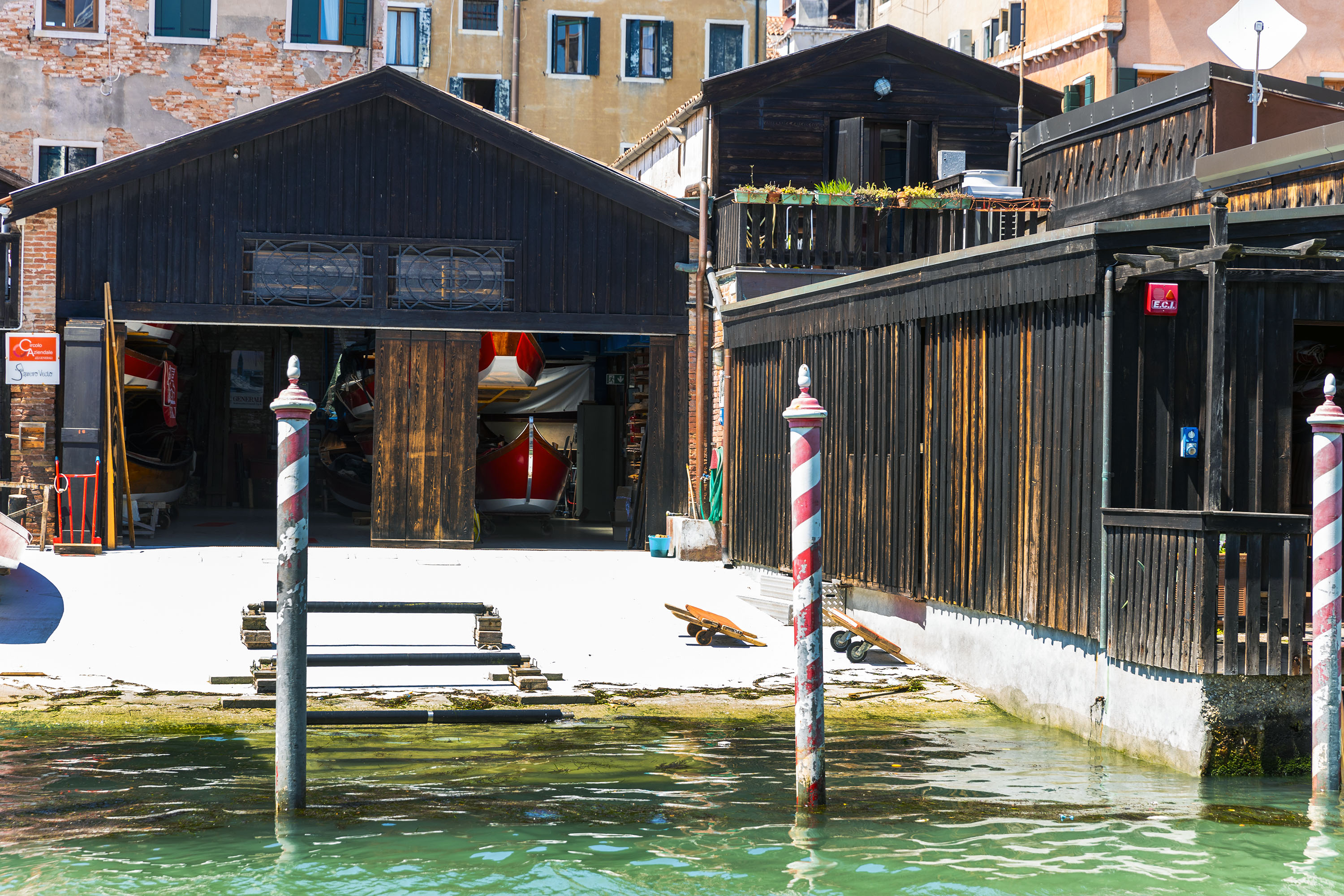 Venedig - Squero di San Trovaso, eine historische Schiffswerft mitten in Venedig